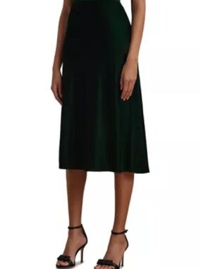 Lauren Ralph Lauren Velvet A-Line Skirt